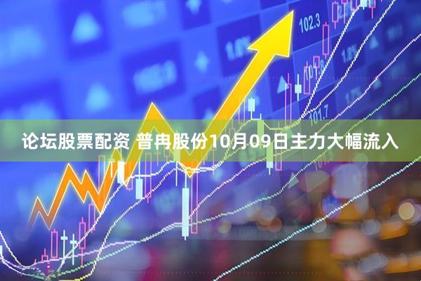论坛股票配资 普冉股份10月09日主力大幅流入